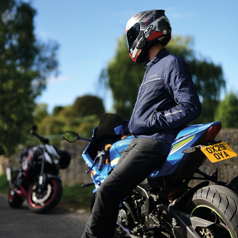 Oxford Arizona 1.0 Air lysegrå motorcykeljakke
