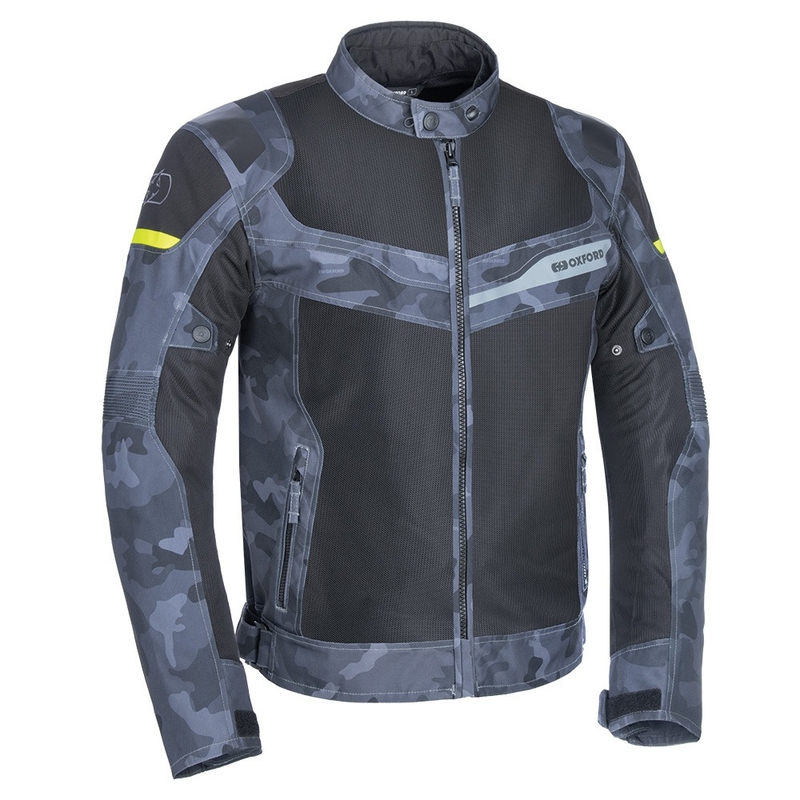 Oxford Dakar D2D Air camouflage grå motorcykeljakke udsalg