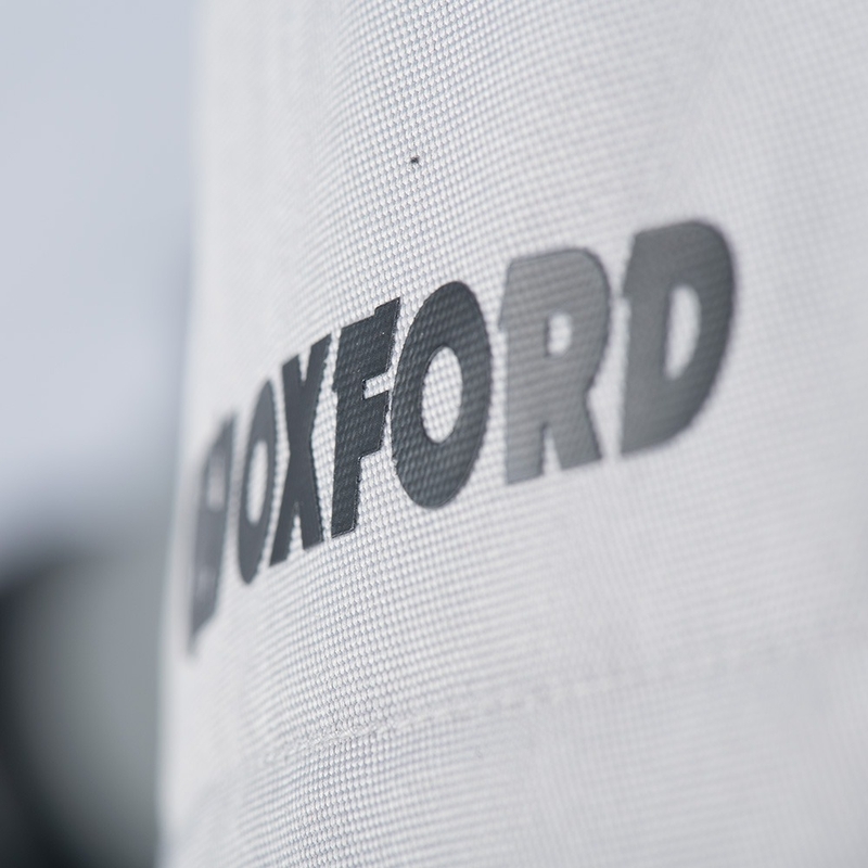 Oxford Dakar D2D Air sølvblå-fluogul motorcykeljakke