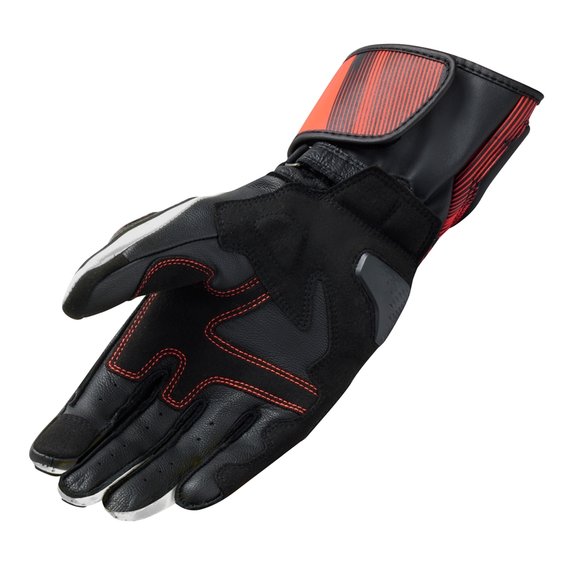Motorcykelhandsker Revit Metis 2 sort-fluoro rød udsalg