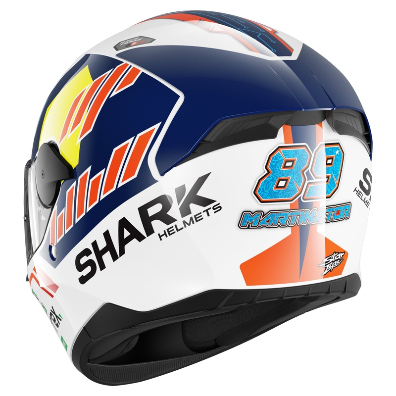 Integrální přilba na motorku SHARK D-SKWAL 2 Replica Jorge Martin bílo-červeno-modro-žlutá