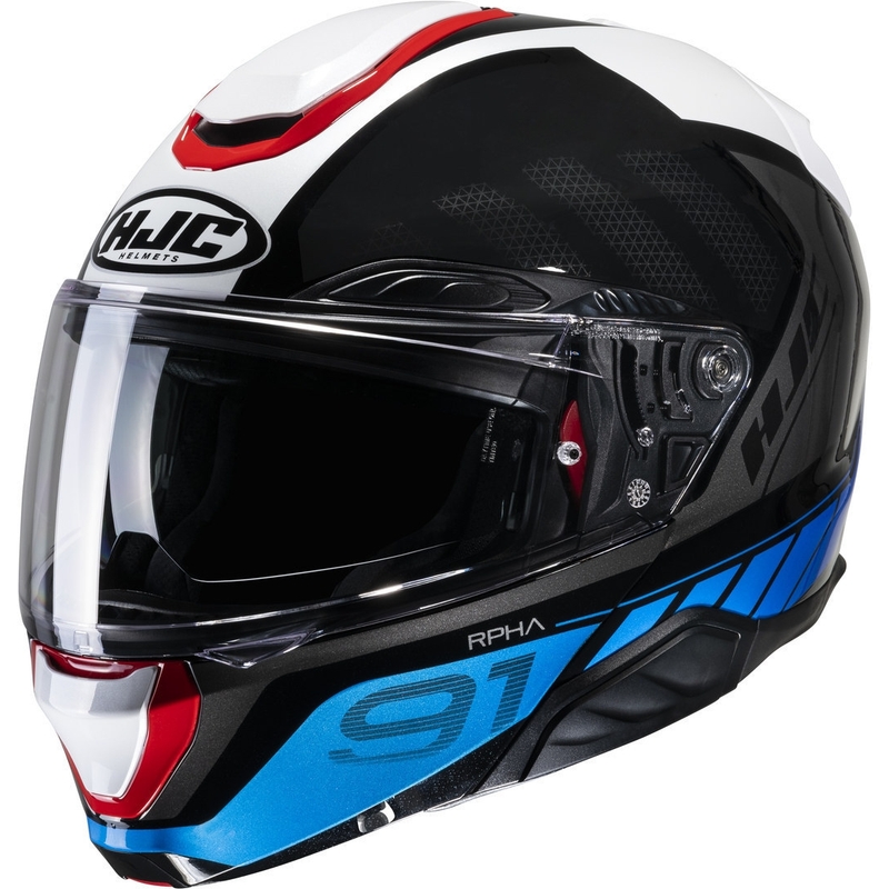 HJC RPHA 91 Rafino MC21 rød-blå-sort-hvid motorcykelhjelm