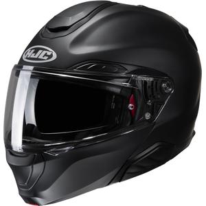 HJC RPHA 91 Solid Black Matte Flip-up motorcykelhjelm