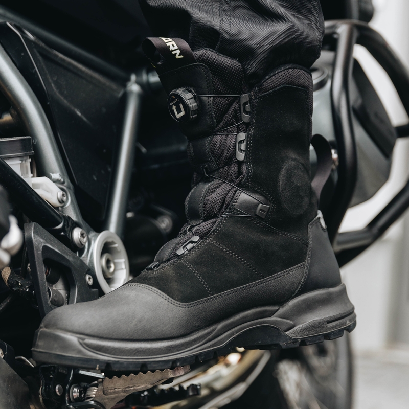 Rebelhorn Infinity sorte motorcykelstøvler udsalg