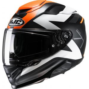 Integreret motorcykelhjelm HJC RPHA 71 Pinna MC7SF sort-hvid-orange udsalg