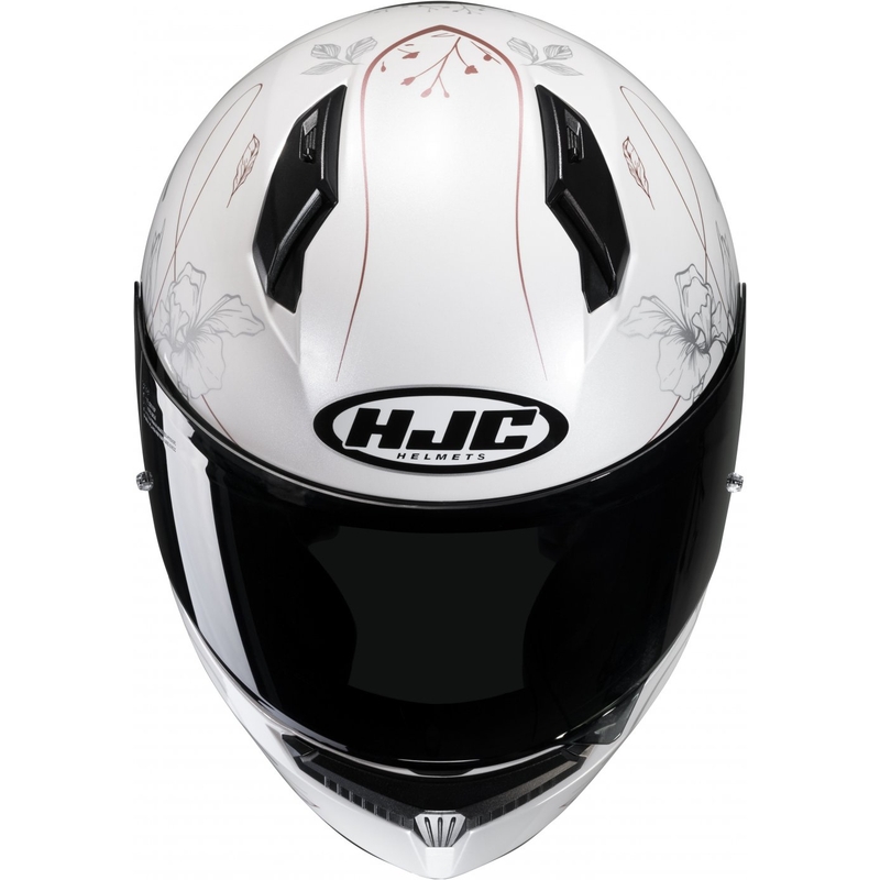Integreret motorcykelhjelm HJC C10 Epik MC8 hvid
