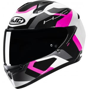HJC C10 Tins MC8 sort-grå-pink-hvid integreret motorcykelhjelm