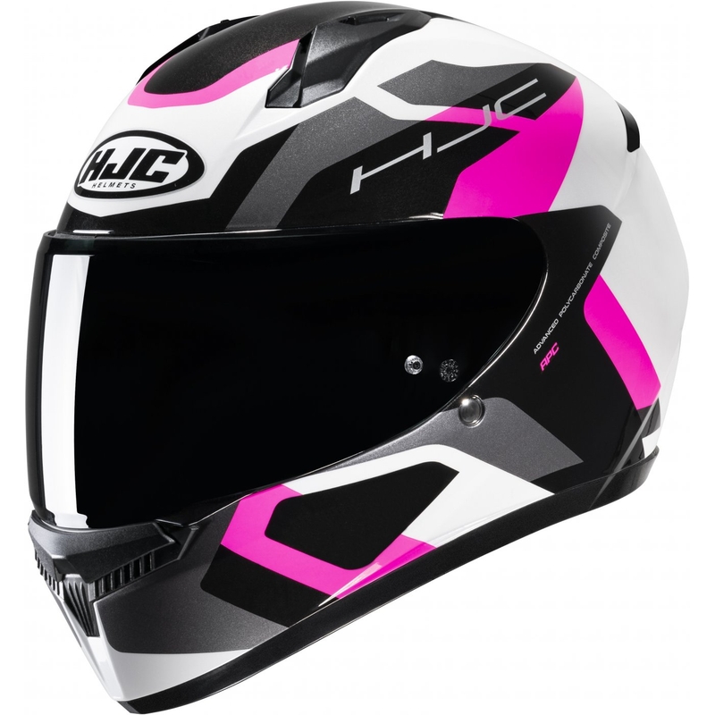 Integralhjelm HJC C10 Tins MC8 sort-grå-pink-hvid