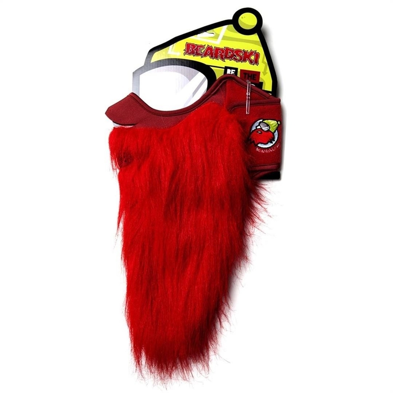 Maske Beardski Zeke rød