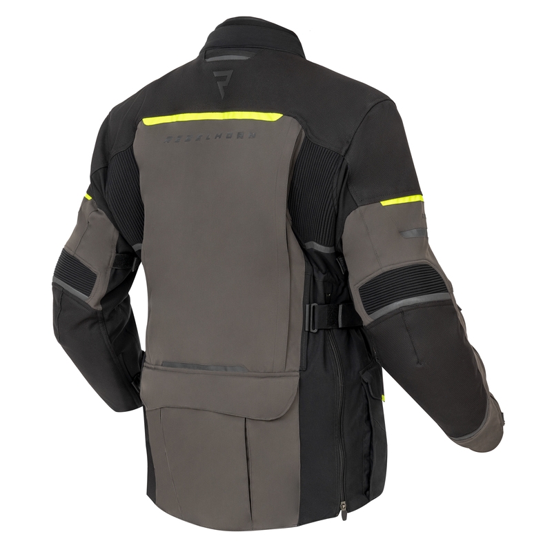 Rebelhorn Range antracit-sort-fluogul motorcykeljakke