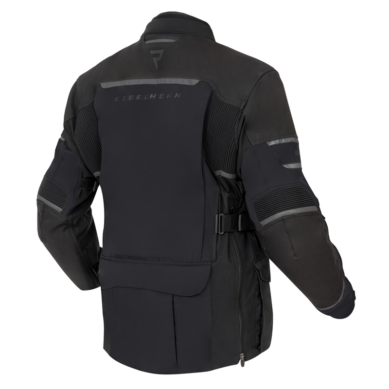 Rebelhorn Range sort motorcykeljakke