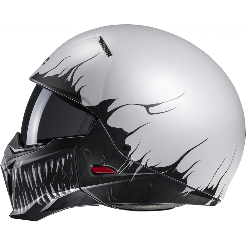 Åben hjelm med maske HJC i20 Scraw MC10SF sort-grå