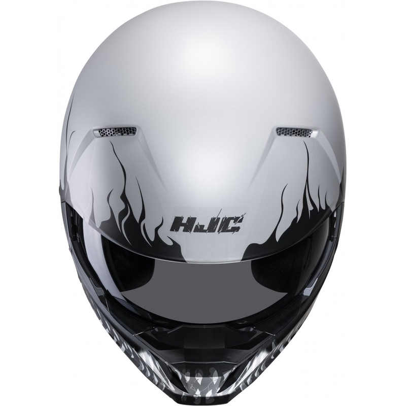 Åben hjelm med maske HJC i20 Scraw MC10SF sort-grå