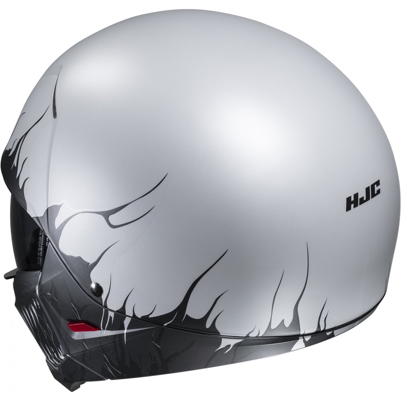 Åben hjelm med maske HJC i20 Scraw MC10SF sort-grå