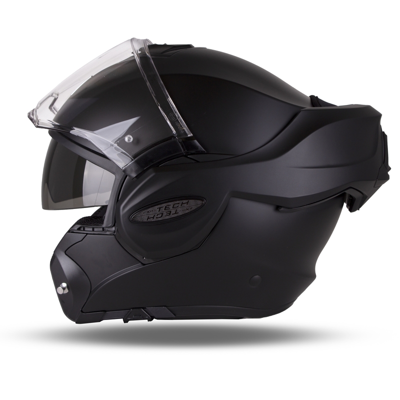 Flip-up hjelm Scorpion EXO-TECH EVO sort mat