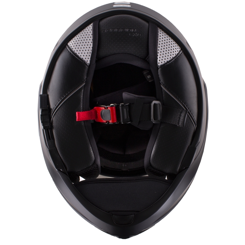 Flip-up hjelm Scorpion EXO-TECH EVO sort mat