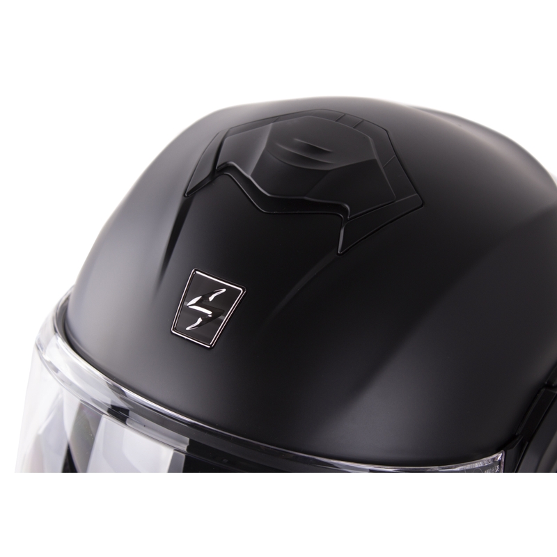 Flip-up hjelm Scorpion EXO-TECH EVO sort mat