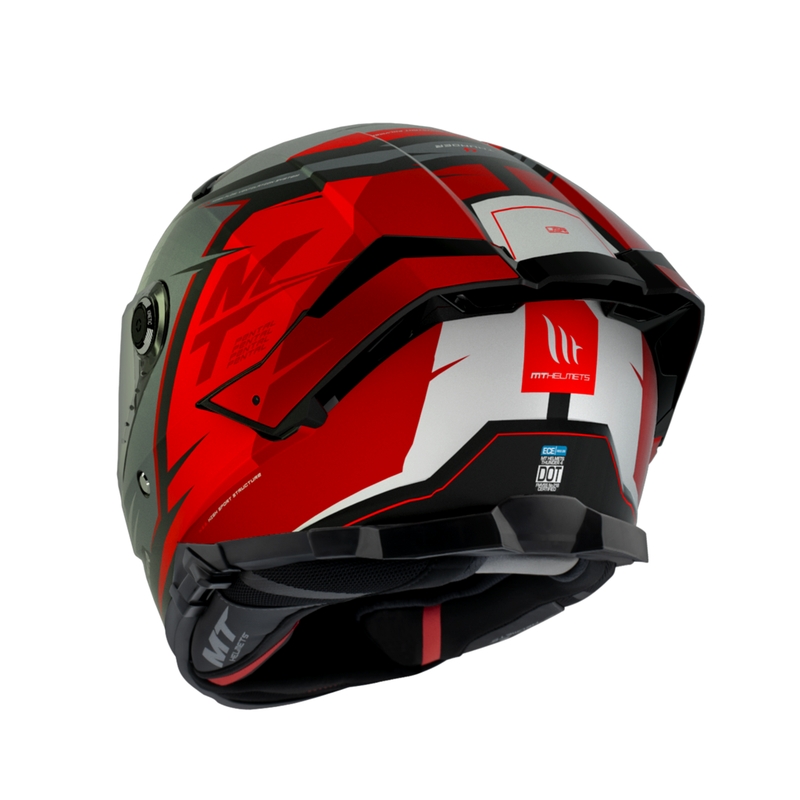 Integrální přilba na motorku MT Thunder 4 SV Pental B5 šedo-červená výprodej