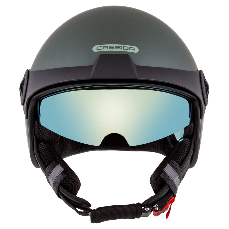 Cassida Handy Plus Chief åben motorcykelhjelm grøn