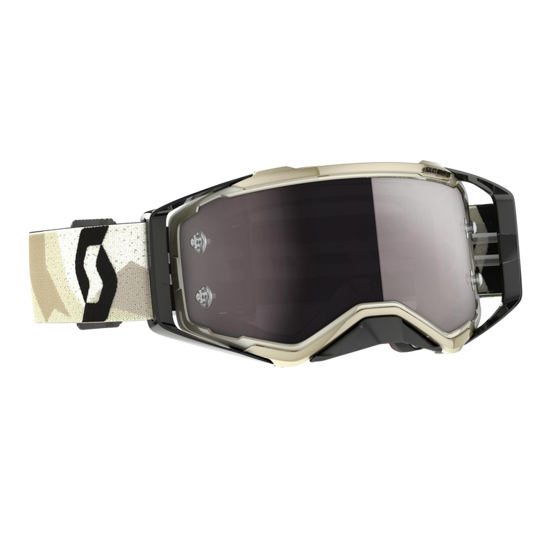 Motocross-briller SCOTT Prospect CH camo beige-sort-sølv