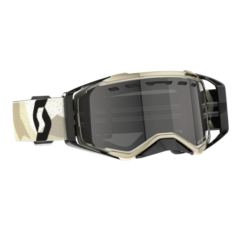 Motocrossbriller SCOTT Enduro LS camo beige-sort-grå