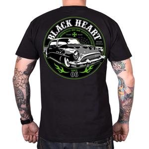 T-shirt til mænd Black Heart Monster sort