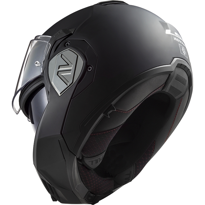 Flip-up motorcykelhjelm LS2 FF906 Advant Solid sort mat