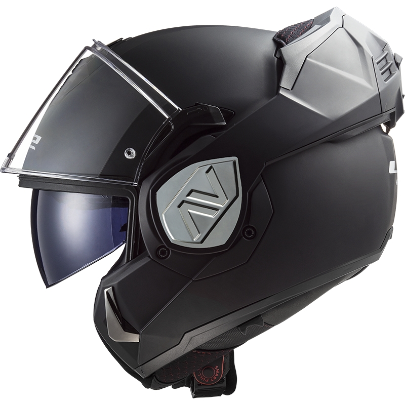 Flip-up motorcykelhjelm LS2 FF906 Advant Solid sort mat