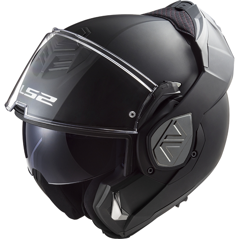 Flip-up motorcykelhjelm LS2 FF906 Advant Solid sort mat