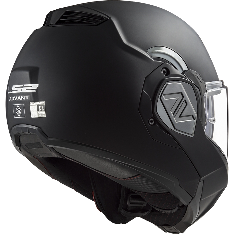 Flip-up motorcykelhjelm LS2 FF906 Advant Solid sort mat