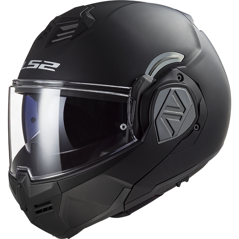 Flip-up motorcykelhjelm LS2 FF906 Advant Solid sort mat