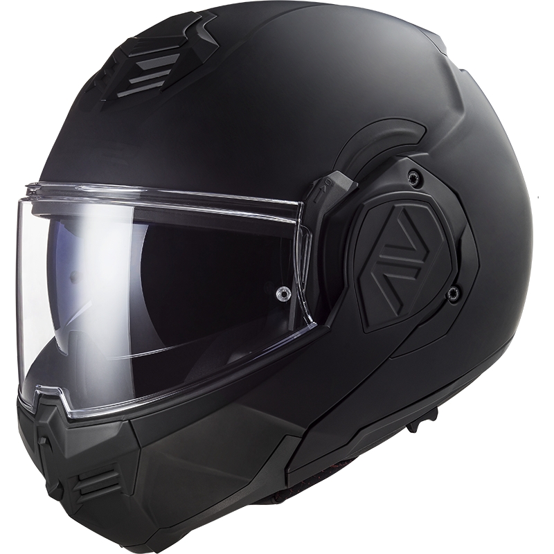 Flip-up motorcykelhjelm LS2 FF906 Advant Noir-06 sort