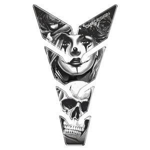 Tankdæksel - tankpad Print Kvinder med dødningehoved