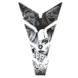 Dæksel til brændstoftank - tankpad Print Poker Face