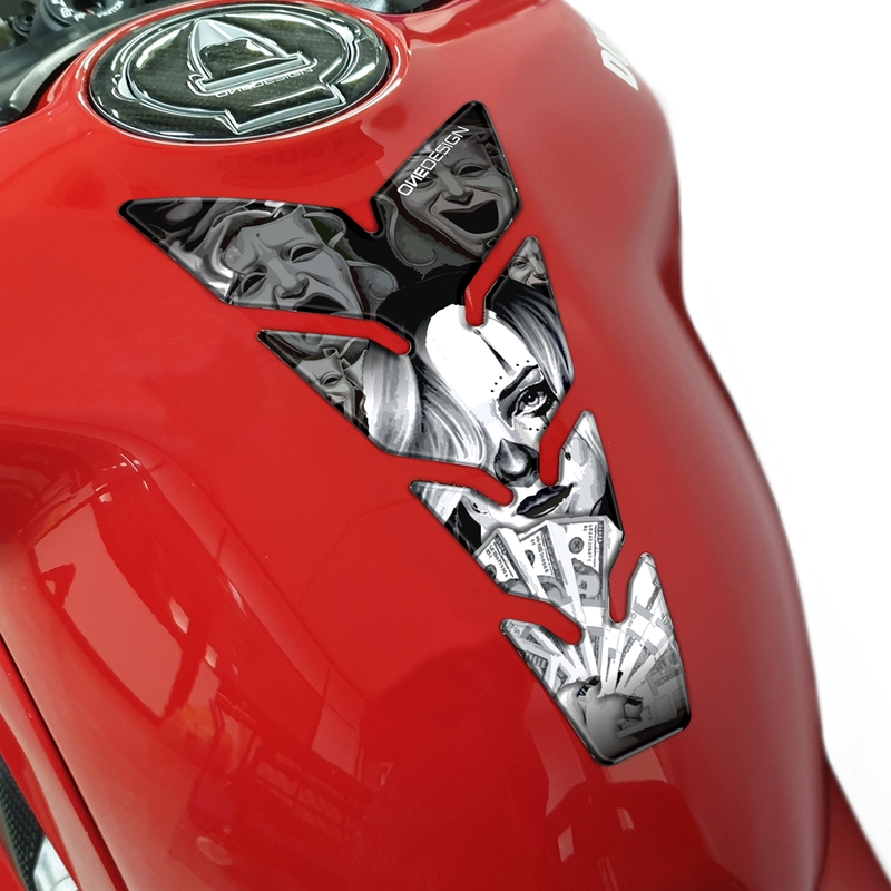 Dæksel til brændstoftank - tankpad Print Poker Face