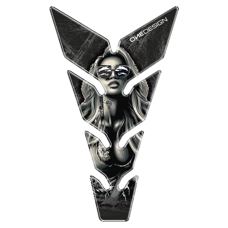 Brændstoftankdæksel - tankpad Print Sexy Woman