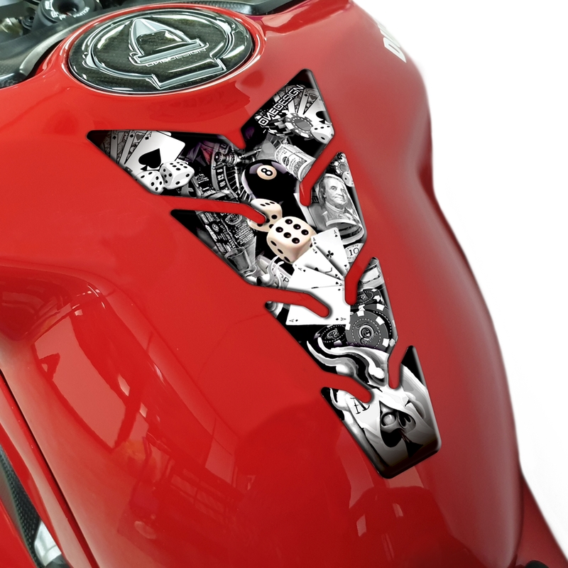 Dæksel til brændstoftank - tankpad Print Bad Habits