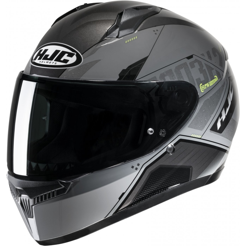 Integreret motorcykelhjelm HJC C10 Inka MC3H grå