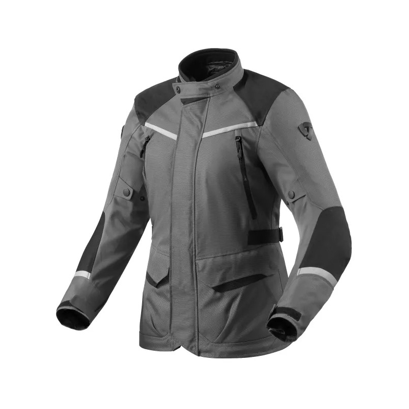 Revit Voltiac 3 H2O motorcykeljakke til kvinder, grå og sort