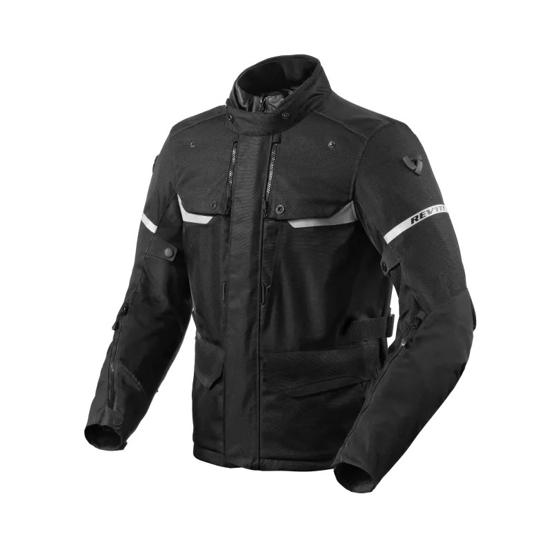 Motorcykeljakke Revit Outback 4 H2O sort