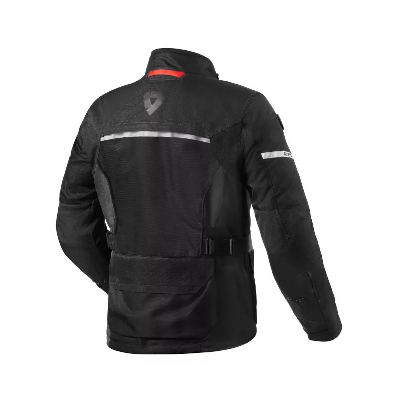 Motorcykeljakke Revit Outback 4 H2O sort