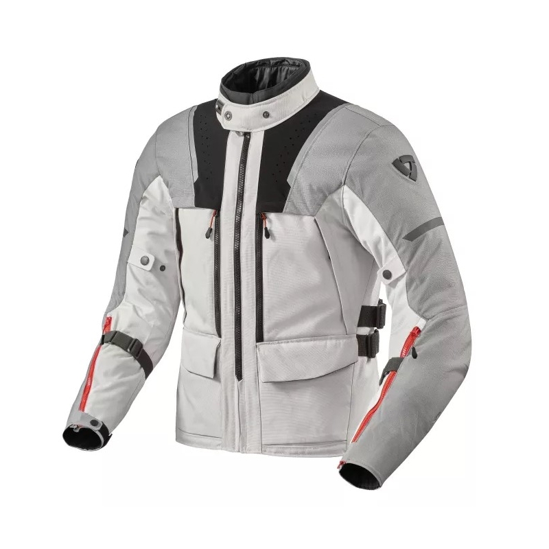 Revit Offtrack 2 H2O motorcykeljakke lysegrå-sølv