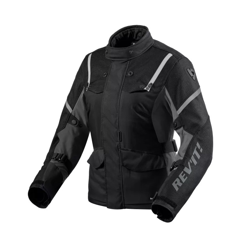 Revit Horizon 3 H2O motorcykeljakke til kvinder i sort og hvid