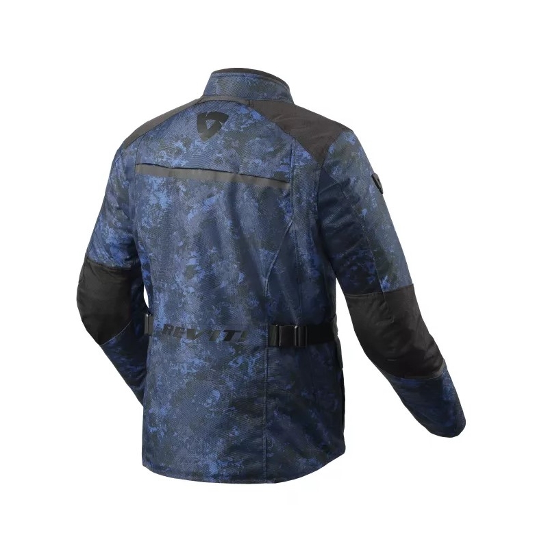 Revit Voltiac 3 H2O camo blå motorcykeljakke udsalg