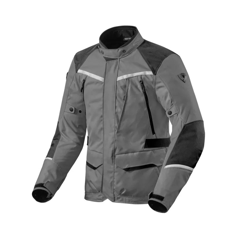Revit Voltiac 3 H2O motorcykeljakke grå-sort