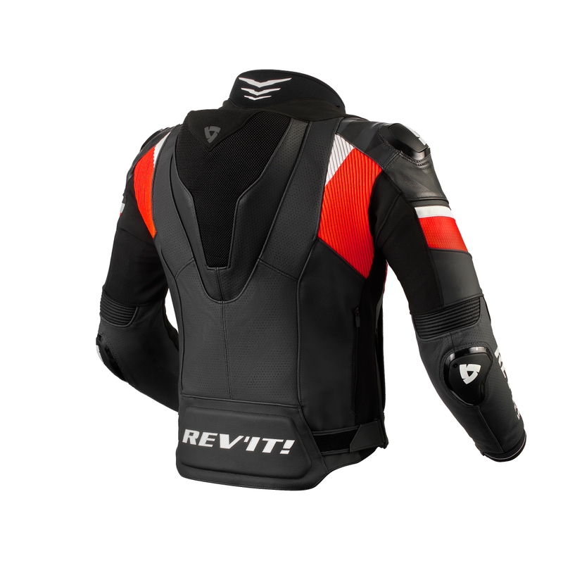 Revit Hyperspeed 2 Pro sort-fluorrød motorcykeljakke udsalg