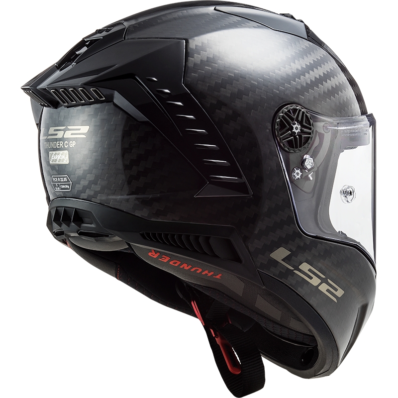 LS2 FF805 Thunder Carbon Black Gloss Integral motorcykelhjelm