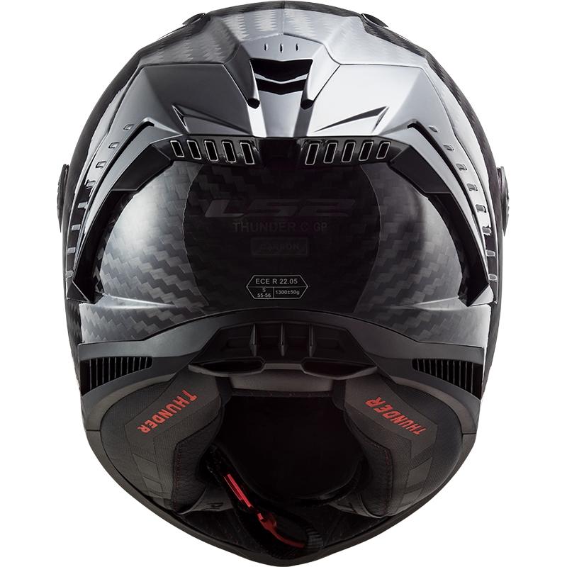 LS2 FF805 Thunder Carbon Black Gloss Integral motorcykelhjelm
