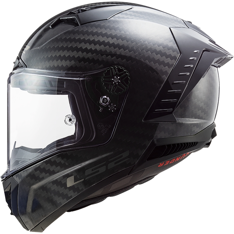 LS2 FF805 Thunder Carbon Black Gloss Integral motorcykelhjelm
