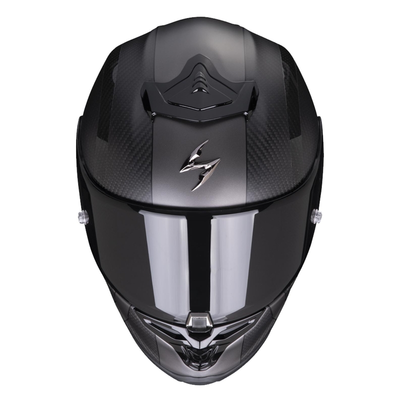 Integralhjelm Scorpion EXO-R1 EVO Carbon Air MG sort-sølv